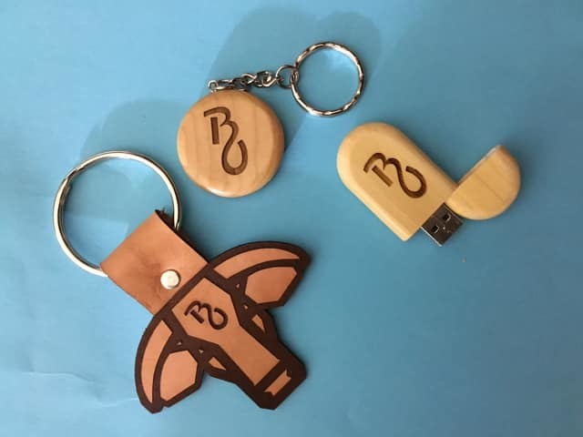 Never confuse your keys again by personalizing your key chains with laser etching! 